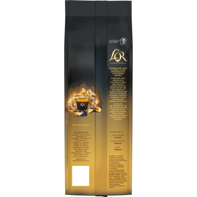 Кофе L'OR Crema Absolute Classic в зернах 500 г (8711000369852) - изображение 3