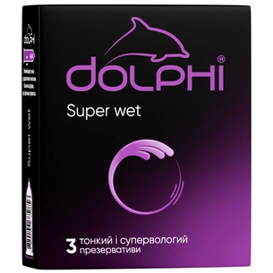 Презервативи Dolphi Super Wet 3 шт. (4820144772856) picture 1
