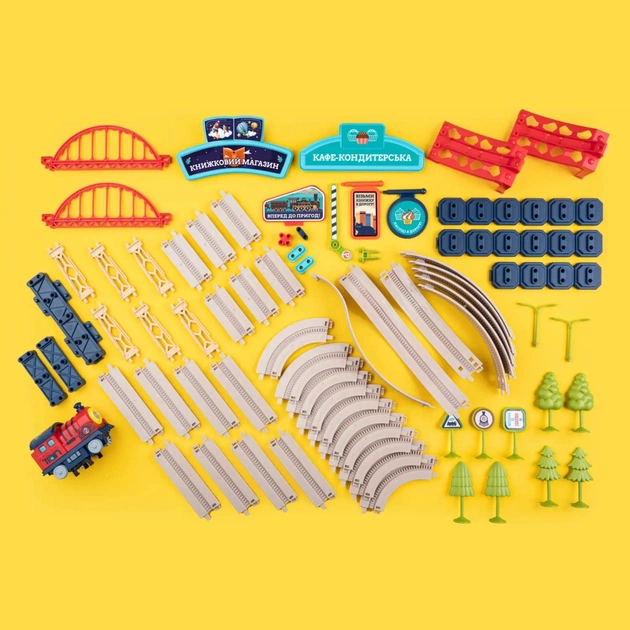 Железная дорога Otamanko Храбрый паровозик трюковая железная дорога 173 детали (89955) - изображение 7