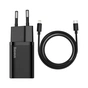 Зарядний пристрій Baseus Super Si 1C 20W With Cable Type-C/iP Black (TZCCSUP-B01) - зменшене зображення 5