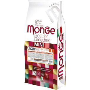 Сухий корм для собак Monge Dog Bwild Gr. Free Mini качка 15 кг (8009470004688) зображення 1