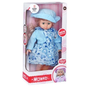 Лялька Same Toy у капелюшку (блакитний) 45 см (8010CUt-2) зображення 1