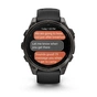 Смарт-годинник Garmin fenix 8 47mm, AMOLED, Saph, CrbnGryTi/Blk, Blk/PebbleGryBnd, GPS (010-02904-21) - зменшене зображення 7