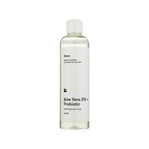Тонік для обличчя Sane Aloe Vera 2% + Probiotic Calming Face Toner Заспокійливий 250 мл (4820266830540) изображение 1