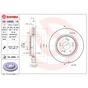 Гальмівний диск Brembo 09.A866.10 - зменшене зображення 1