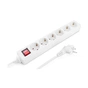 Мережевий фільтр живлення REAL-EL RS-6 Protect M 5m, white (EL122300035) - зменшене зображення 7