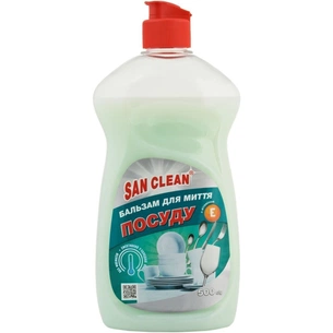 Засіб для ручного миття посуду San Clean Бальзам 500 г (4820003543955) зображення 1