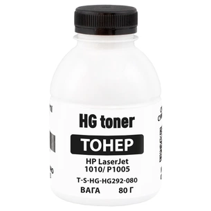 Тонер HP LJ 1010/P1005, 80 г HG (TSM-HG292-080) зображення 1