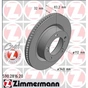 Гальмівний диск ZIMMERMANN 590.2816.52 - зменшене зображення 1