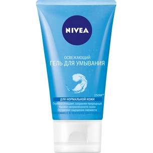 Гель для вмивання Nivea Освіжаючий з вітаміном Е 150 мл (4005808669295) зображення 1