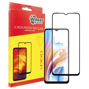 Скло захисне Dengos Full Glue Oppo A38 (black) (TGFG-323) зображення 1