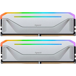 Модуль пам'яті для комп'ютера DDR5 32GB (2x16GB) 5200 MHz NOX RGB Silver Apacer (AH5U32G52C522NWAA-2) зображення 1