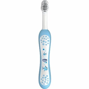 Дитяча зубна щітка Chicco блакитна (06958.20) зображення 1