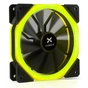 Кулер до корпусу Vinga LED fan-02 yellow - зменшене зображення 1