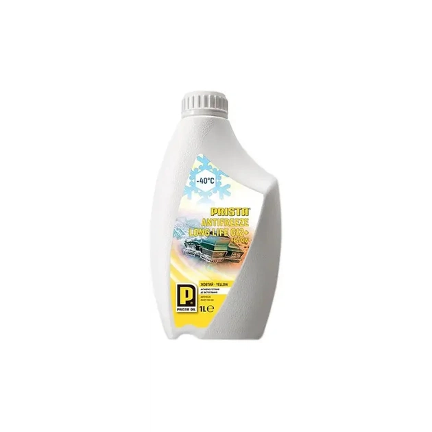 Антифриз PRISTA Long Life G12+ Yellow 1л (74625) - зображення 1
