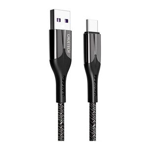 Дата кабель USB 2.0 AM to Type-C 1.2m 5A Choetech (AC0013-BK) зображення 1