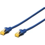 Патч-корд 5м CAT 6a S-FTP AWG 26/7, blue Digitus (DK-1644-A-050/B) - уменьшенное изображение 1