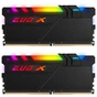 Модуль пам'яті для комп'ютера DDR4 32GB (2x16GB) 3200 MHz EVO X II Black Geil (GEXSB432GB3200C16BDC) - уменьшенное изображение 1