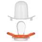 Пустушка Baboo Marine силіконова, 6+ міс (помаранчева) (5-026) - зменшене зображення 3