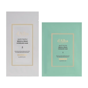 Маска для обличчя D'Alba White Truffle Serum & Cream Modeling Mask 66 г (8809575679381) зображення 1
