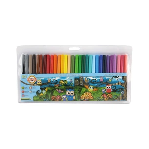 Фломастери Koh-i-Noor Совенята, 30 кольорів, блістер (1012ET/30) зображення 1