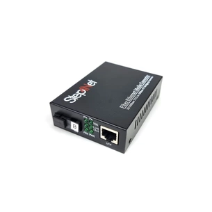Медіаконвертер 10/100Base-TX to 100Base-FX, SM, 1550nm, SC/PC, 20км Step4Net (MC-R-0,1-1SM-1550nm-20-LFP) изображение 1
