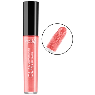 Блиск для губ Maxi Color Glam Cream Color 04 - Нюдовий персик (4823097100424) зображення 1