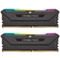 Модуль пам'яті для комп'ютера DDR4 16GB (2x8GB) 3200 MHz Vengeance RGB PRO Black Corsair (CMH16GX4M2E3200C16) - зменшене зображення 1