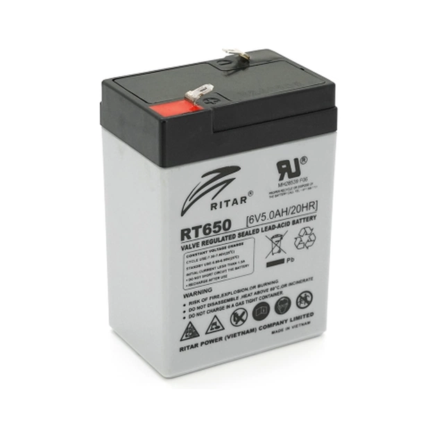 Батарея к ИБП Ritar AGM RT650, 6V-5Ah (RT650) - изображение 1