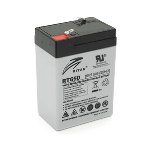 Батарея к ИБП Ritar AGM RT650, 6V-5Ah (RT650) изображение 1