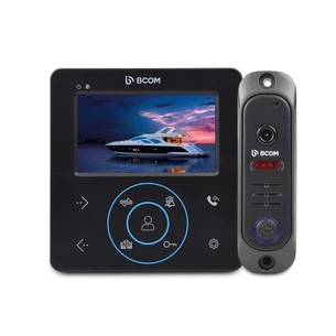 Комплект відеодомофона BCOM BD-480M Black Kit picture 1