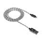Дата кабель USB 2.0 AM to Lightning 1.0m Dark gray Canyon (CNE-CFI3DG) - зменшене зображення 1
