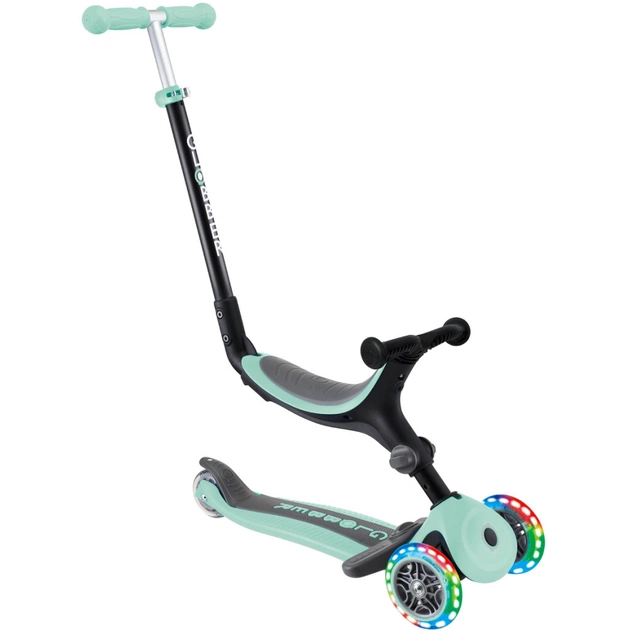 Самокат Globber Go Up Foldable Plus Lights м'ятний (743-206) - зображення 1