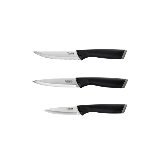Набір ножів Tefal Essential 3шт, нержавіюча сталь, пластик, чорний (K2219455) - picture 7