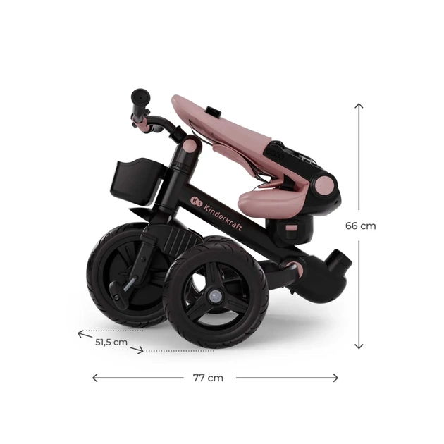 Дитячий велосипед Kinderkraft Aveo 2 Plus Pink (KRAVEO02PNK0000) (5902533929467) - зображення 8