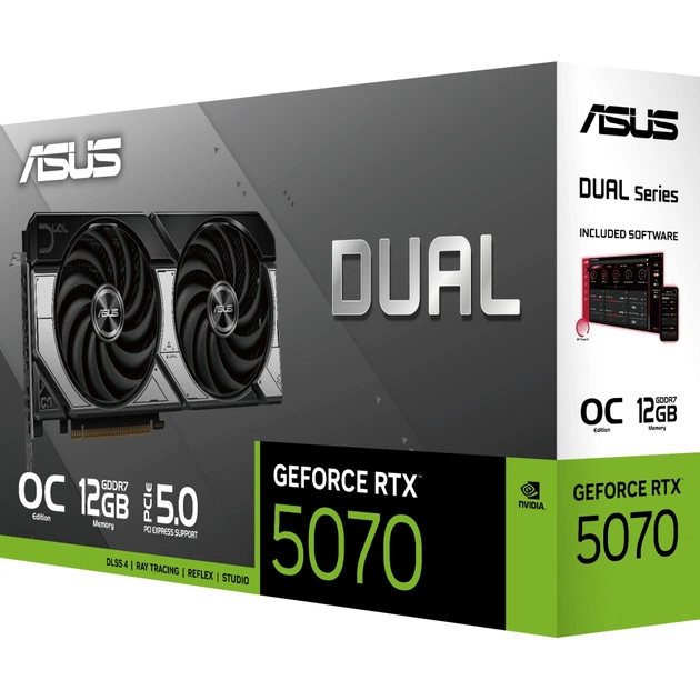 Відеокарта ASUS GeForce RTX5070 12Gb DUAL OC (DUAL-RTX5070-O12G) - picture 7