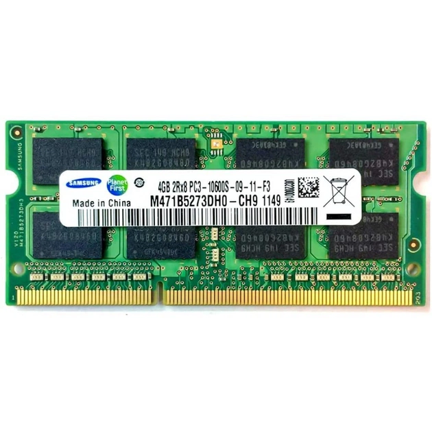 Модуль пам'яті для ноутбука SoDIMM DDR3 4GB 1333 MHz Samsung (M471B5273DH0-CH9 Ref) - зображення 1