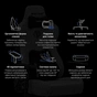 Кресло для геймеров Anda Seat Kaiser 3E XL Maroon (AD23YC-XL-09-A-PV/C-A01) - уменьшенное изображение 13