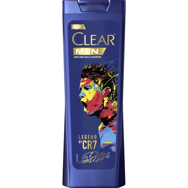 Шампунь Clear Men Legend By CR7 Проти лупи 400 мл (8710847997495) - изображение 1