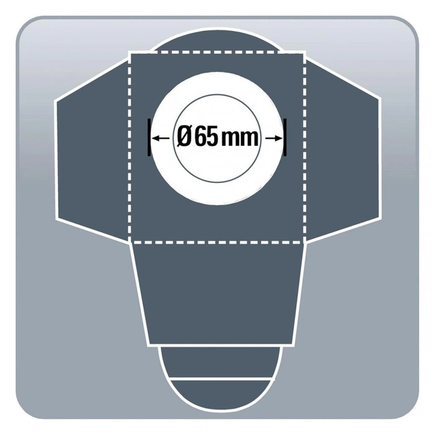 Мешок для пылесоса Einhell бумажный, 25л, 5шт (2351150) - изображение 3