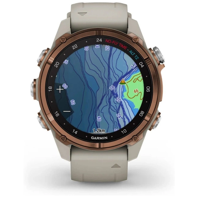 Смарт-годинник Garmin Descent Mk3i, 43mm, SKF12 PVD Ti/Fr Gry, Dive Computer, GPS дайвінг комп'ютер (010-02753-14) - picture 7