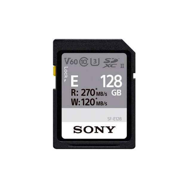 Карта пам'яті Sony 128GB SDXC class 10 UHS-II U3 V60 (SFE128A.ET4) - зображення 1