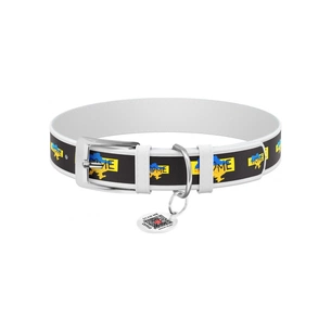 Нашийник для тварин WAUDOG Design з QR паспортом "Дім" XL Ш 35 мм Д 46-59 см (білий) (3606-0230-15) изображение 1