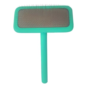 Гребінець для тварин Tauro Pro Line дерев'яна прямокутна, зубці 11 мм м'ятна L (TPLB63549) изображение 1