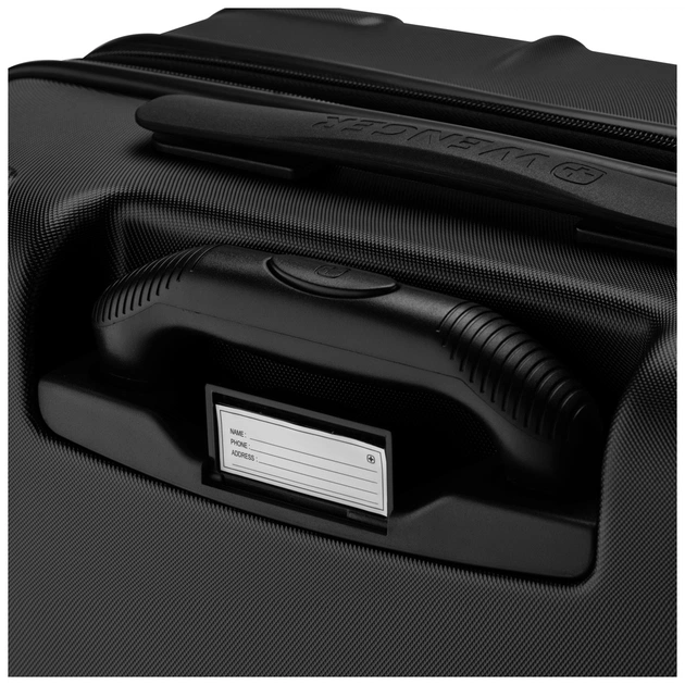 Валіза Wenger Oryson, велика, пластик, 4 колеса, чорна (653167) - зображення 12
