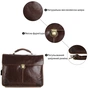 Сумка Vintage Коричнева (14085) - зменшене зображення 4