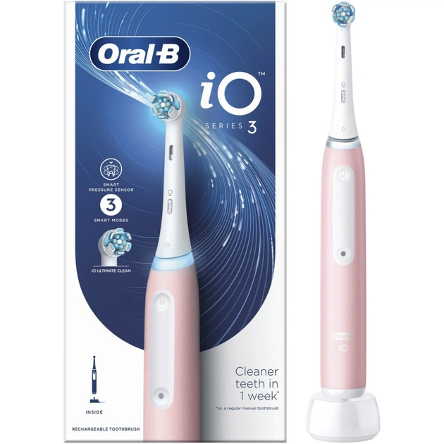 Електрична зубна щітка Oral-B iOG3.1A6.0 Blush Pink (8006540731222) - зображення 1