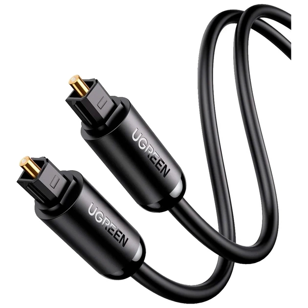 Кабель мультимедійний Optical Toslink 3.0m AV122 black Ugreen (70893) - зображення 1