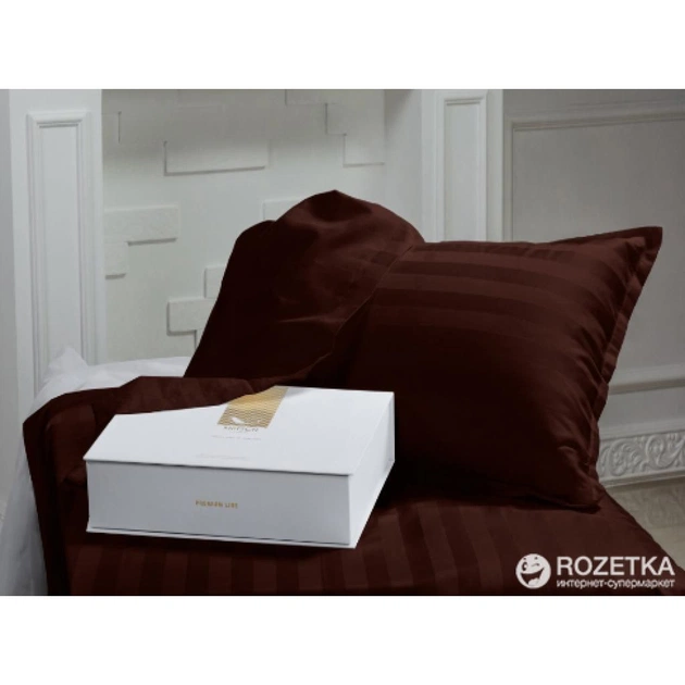 Постільна білизна MirSon Сатин Premium-страйп Lorenzo 175х210 (2200000019189) - зображення 1