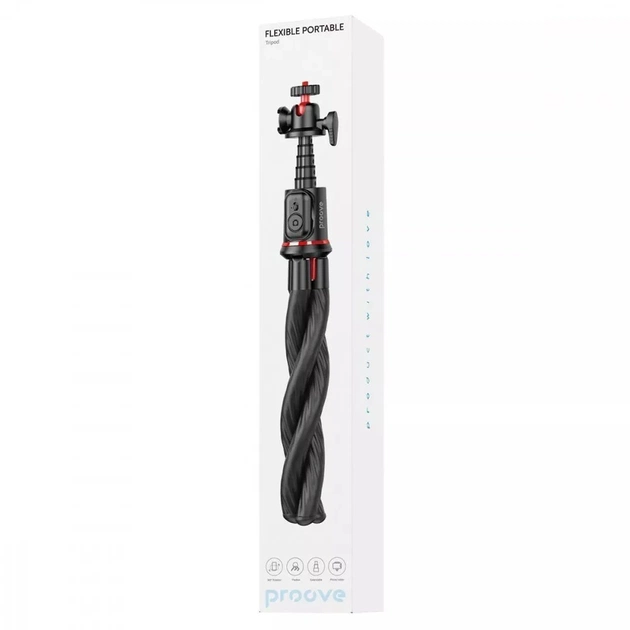 Трипод Proove Flexible Portable 658 мм Black (MPSG00010001) - зображення 8